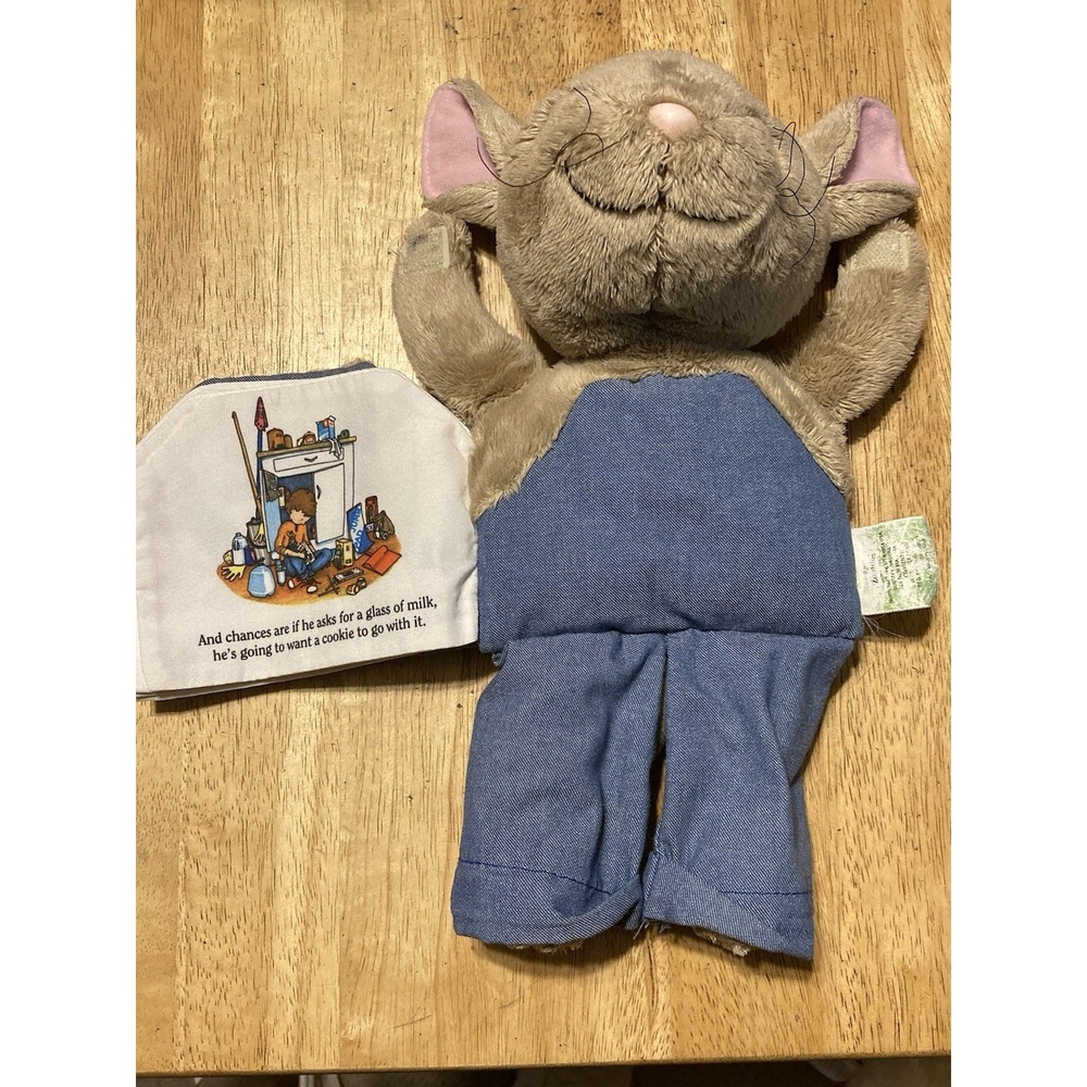Zoobies Book Buddies If You Give A Mouse A Cookie Storybook Plush 11 Inch